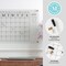 Martha Stewart Grayson Acrylic Wall Calendar w/Notes w/Dry Erase Marker and Mntng Hrdwr, 24in. x 18in., w/Blk Prnt BR-AC-4560-BK-CLRBK-MS - alternate 10